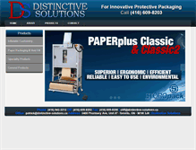 Tablet Screenshot of distinctive-solutions.ca